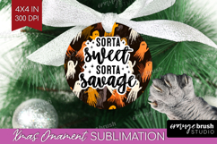 Sarcastic Halloween Quote Ornament PNG - Brush Stroke PNG Product Image 1