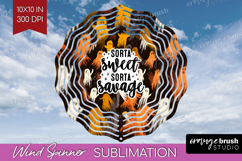 Sarcastic Halloween Quote Wind Spinner Sublimation PNG - Product Image 1