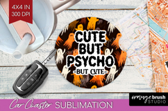 Halloween Quote Car Coaster - Sarcastic Coaster PNG Product Image 1