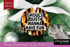 Halloween Quote Ornament PNG - Sarcastic PNG Sublimation Product Image 1