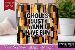 Halloween Quote Tumbler Wrap - Sarcastic Tumbler PNG Product Image 1