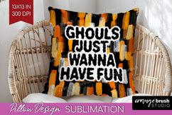 Halloween Quote Pillow Sublimation - Sarcastic Pillow Cover Product Image 1