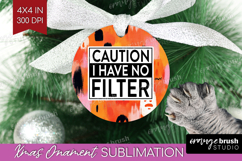 Sarcastic Halloween Quote Ornament PNG - Brush Stroke PNG Product Image 1