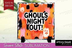 Halloween Quote Slate PNG - Sarcastic Square Slate Product Image 1