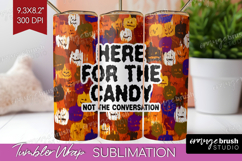 Halloween Quote Tumbler Wrap - Sarcastic Tumbler PNG Product Image 1