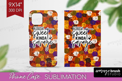 Sarcastic Halloween Quote Phone Case PNG - Brush Stroke Case Product Image 1