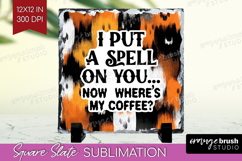 Halloween Quote Slate PNG - Sarcastic Square Slate Product Image 1