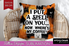 Halloween Quote Pillow Sublimation - Sarcastic Pillow Cover Product Image 1