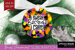 Sarcastic Halloween Quote Ornament PNG - Brush Stroke PNG Product Image 1