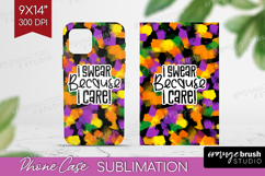 Sarcastic Halloween Quote Phone Case PNG - Brush Stroke Case Product Image 1