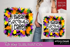 Sarcastic Halloween Quote Tote Bag - Brush Stroke Tote Bag Product Image 1