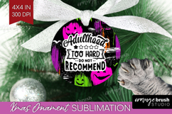 Sarcastic Halloween Quote Ornament PNG - Brush Stroke PNG Product Image 1