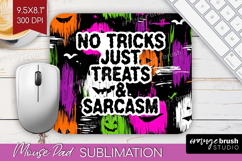 Halloween Quote Mouse Pad Sublimation - Sarcastic Mousepad Product Image 1