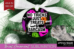 Halloween Quote Ornament PNG - Sarcastic PNG Sublimation Product Image 1