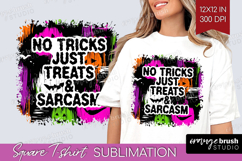 Halloween Quote Square Tshirt Background - Sarcastic PNG Product Image 1