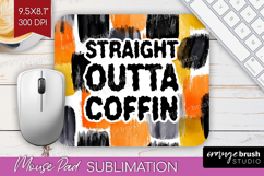 Halloween Quote Mouse Pad Sublimation - Sarcastic Mousepad Product Image 1