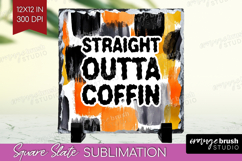 Halloween Quote Slate PNG - Sarcastic Square Slate Product Image 1