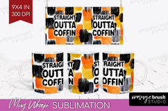 Halloween Quote Mug Wrap - Sarcastic Mug PNG Sublimation Product Image 1