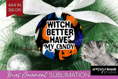 Halloween Quote Ornament PNG - Sarcastic PNG Sublimation Product Image 1