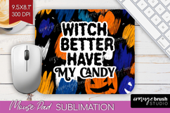 Halloween Quote Mouse Pad Sublimation - Sarcastic Mousepad Product Image 1