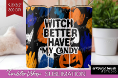 Halloween Quote Tumbler Wrap - Sarcastic Tumbler PNG Product Image 1