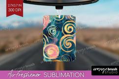 Brush Stroke Air Freshener PNG - Abstract PNG Sublimation Product Image 1