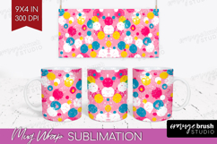 Brush Stroke Mug Wrap - Abstract Mug PNG Sublimation Product Image 1