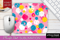 Brush Stroke Mouse Pad Sublimation - Abstract Mousepad PNG Product Image 1