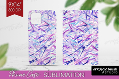 Brush Stroke Phone Case PNG - Abstract Case PNG Sublimation Product Image 1