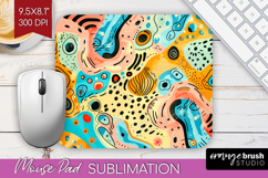 Brush Stroke Mouse Pad Sublimation - Abstract Mousepad PNG Product Image 1