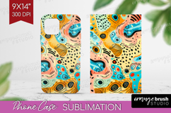 Brush Stroke Phone Case PNG - Abstract Case PNG Sublimation Product Image 1