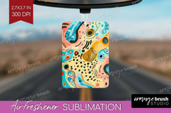 Brush Stroke Air Freshener PNG - Abstract PNG Sublimation Product Image 1