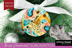 Brush Stroke Ornament PNG - Abstract PNG Sublimation Product Image 1