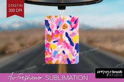 Brush Stroke Air Freshener PNG - Abstract PNG Sublimation Product Image 1