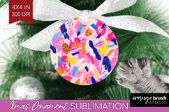 Brush Stroke Ornament PNG - Abstract PNG Sublimation Product Image 1
