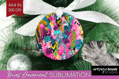 Brush Stroke Ornament PNG - Abstract PNG Sublimation Product Image 1