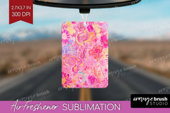 Brush Stroke Air Freshener PNG - Abstract PNG Sublimation Product Image 1