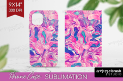 Brush Stroke Phone Case PNG - Abstract Case PNG Sublimation Product Image 1