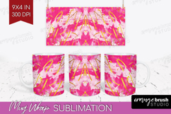 Brush Stroke Mug Wrap - Abstract Mug PNG Sublimation Product Image 1
