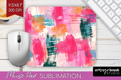 Brush Stroke Mouse Pad Sublimation - Abstract Mousepad PNG Product Image 1
