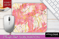 Brush Stroke Mouse Pad Sublimation - Abstract Mousepad PNG Product Image 1