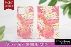Brush Stroke Phone Case PNG - Abstract Case PNG Sublimation Product Image 1