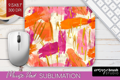 Brush Stroke Mouse Pad Sublimation - Abstract Mousepad PNG Product Image 1