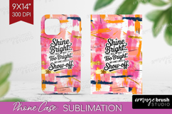 Funny Sarcastic Quote Phone Case PNG - Inspirational Case Product Image 1