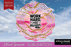 Funny Sarcastic Quote Wind Spinner Sublimation PNG - Round Product Image 1