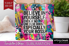 Funny Sarcastic Quote Tumbler Wrap - Inspirational Tumbler Product Image 1