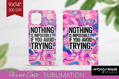 Funny Sarcastic Quote Phone Case PNG - Inspirational Case Product Image 1