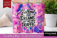 Funny Sarcastic Quote Tumbler Wrap - Inspirational Tumbler Product Image 1