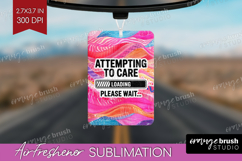 Sarcastic Quote Air Freshener PNG - Brush Stroke PNG Product Image 1