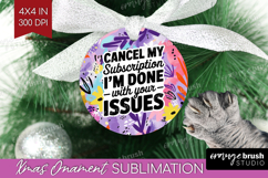 Sarcastic Quote Ornament PNG - Brush Stroke PNG Sublimation Product Image 1